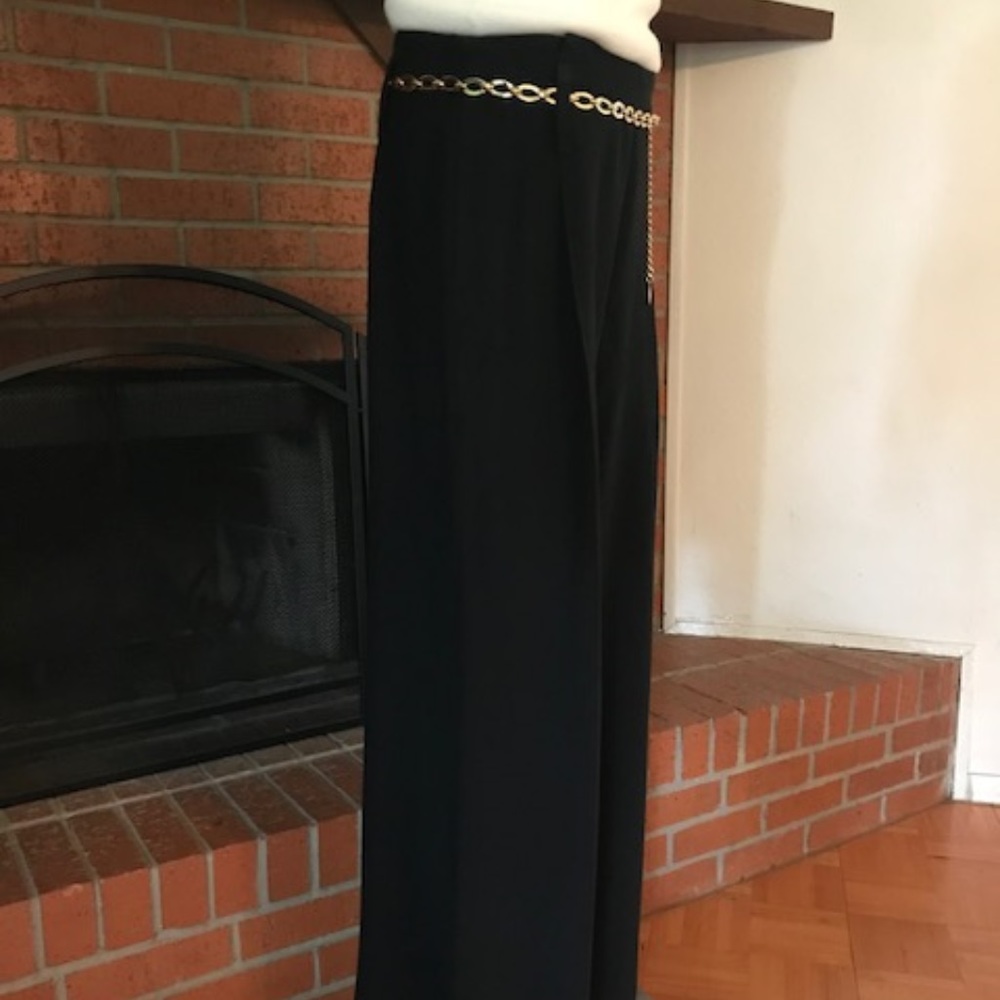 WORTH Wide Leg Dress Slacks CLASSY -belt not incld